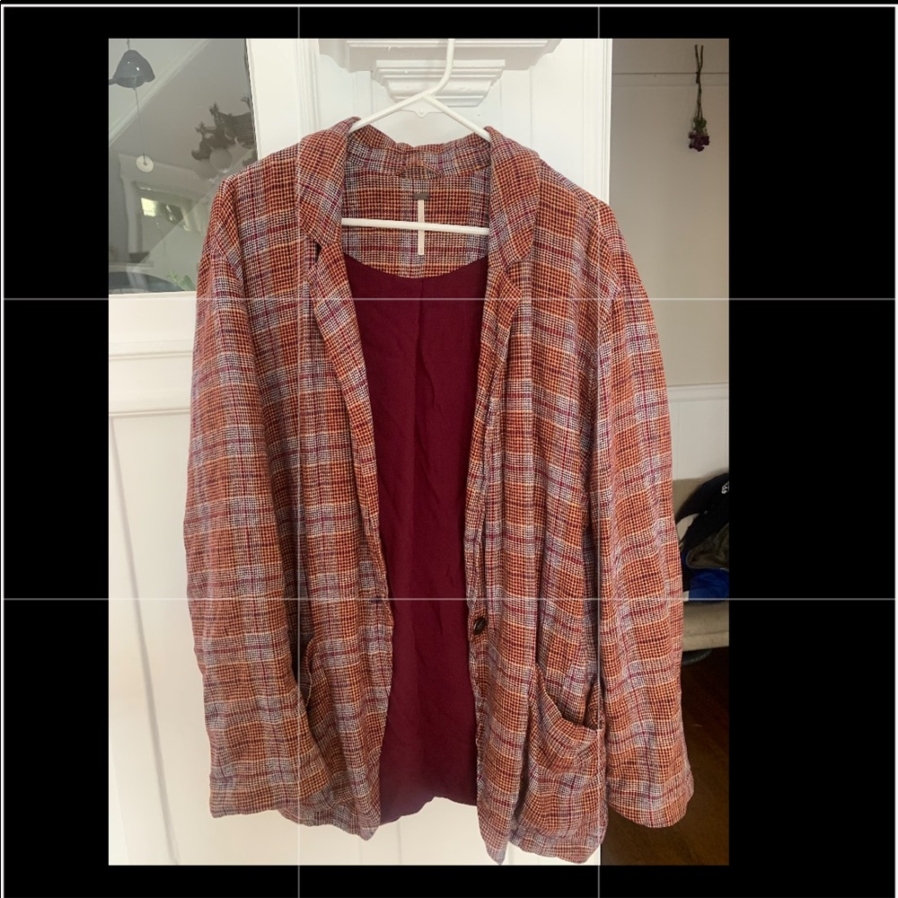 Free People | Simply Plaid Blazer